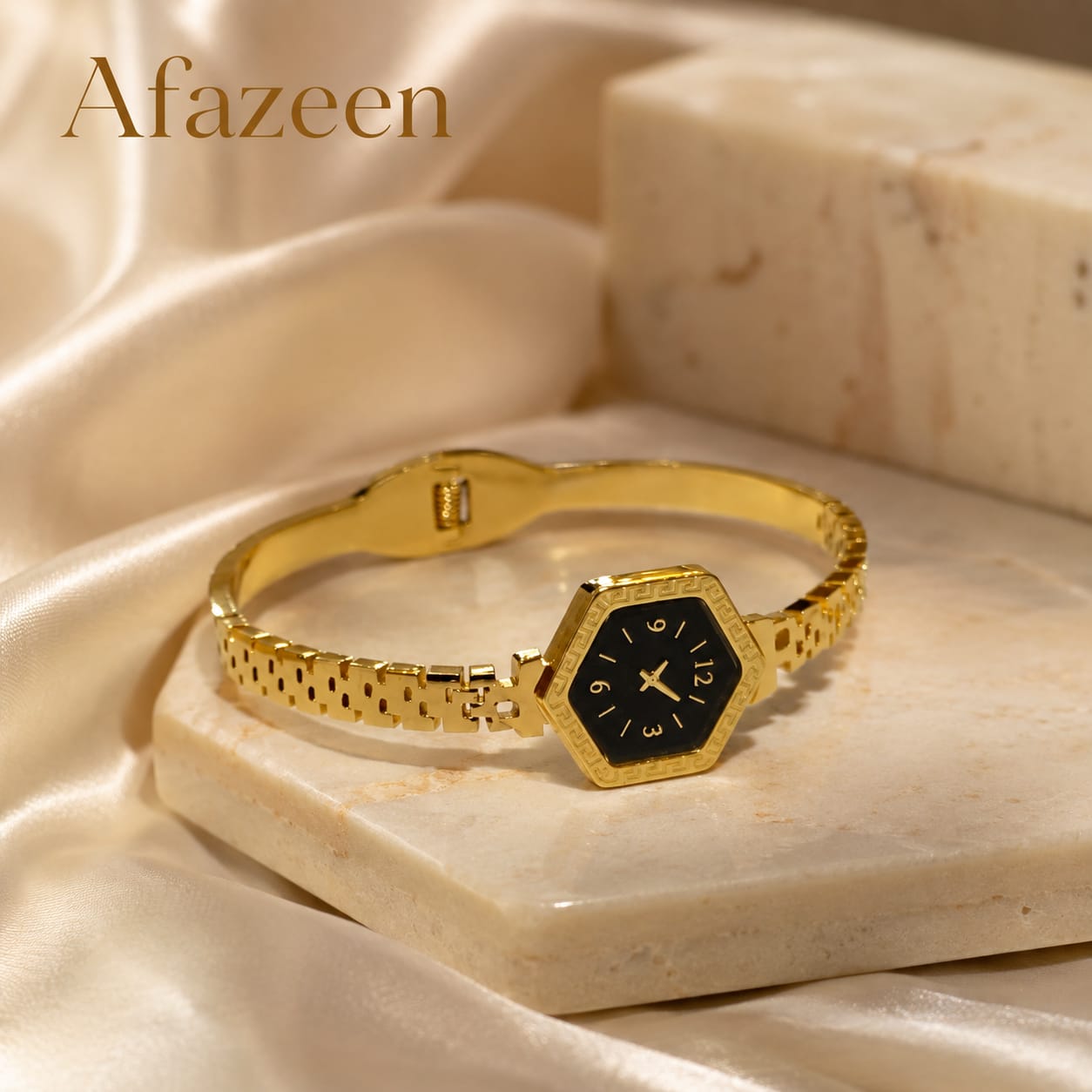 Golden Hexagon Watch
