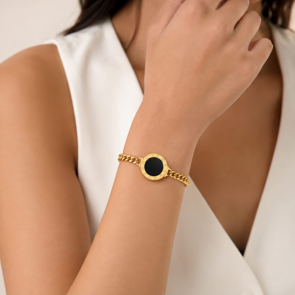 AFAZEEN Luxe Roman Dial Bracelet
