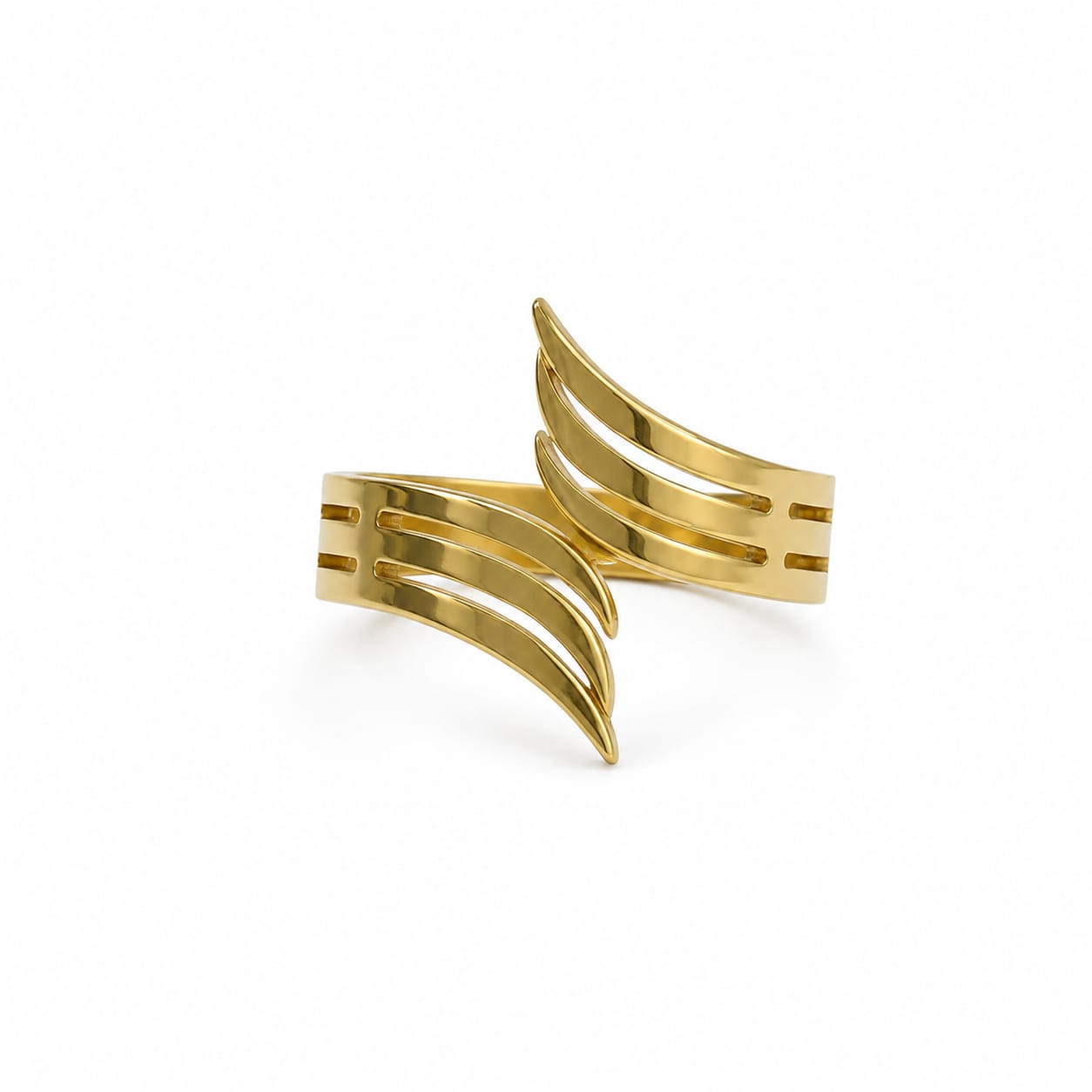 Afazeen Luxe Wave Ring
