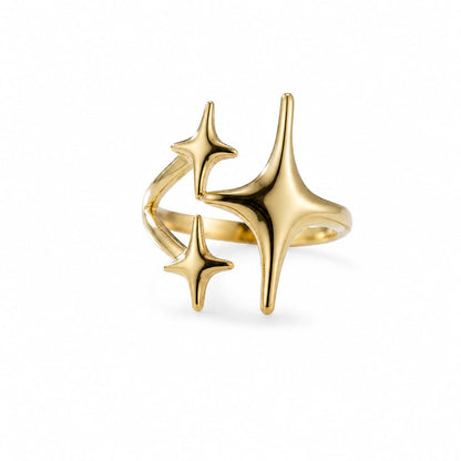 Golden Starburst Ring