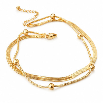 Double Layer Gold Bracelet